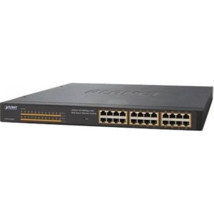 Planet FNSW-2400PS L2 Power over Ethernet (PoE) 1U Zwart