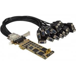 StarTech.com 16-poorts low-profile seriële kaart RS232 PCI Express