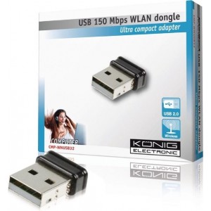 König - Draadloze USB 2.0 Netwerkadapter 150 Mbps
