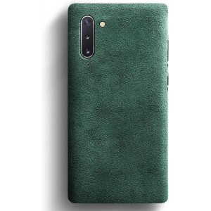 Samsung Galaxy Note 10 Alcantara case Green