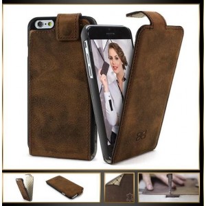 Bouletta - iPhone 6 FlipCase hoesje (Antic Brown)