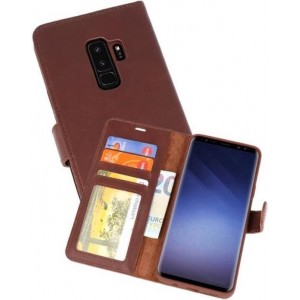 Rico Vitello Mocca Echt Leder Hoesje voor de Samsung Galaxy S9 Plus