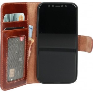 Mobiparts Excellent Wallet Case 2.0 Apple iPhone 12 Mini Oaked Cognac