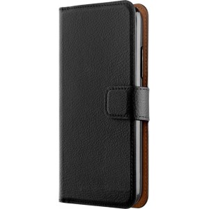 XQISIT Slim Wallet Selection for Moto C Plus black