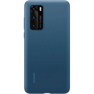 Huawei P40 Silicon Protective Case - Navy