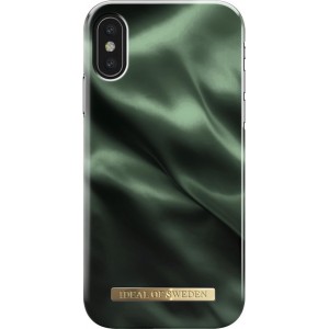 iDeal of Sweden iPhone XS Fashion Case Emerald Satin