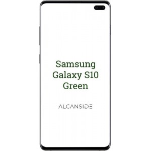 Samsung Galaxy S10 Alcantara case Green