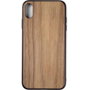 Houten Telefoonhoesje Iphone XS max - Bumper case - Walnoot