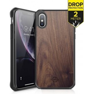 ITSKINS Level 2 HybridFusion for Apple iPhone XR Dark Wood