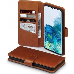 Samsung Galaxy S20+ Bookcase hoesje - CaseBoutique - Effen Cognac - Leer