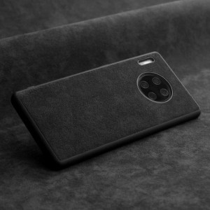 Huawei Mate 30 Pro Alcantara case Black