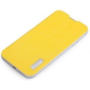 Rock Elegant Side Flip Case Lemon Yellow LG Optimus G Pro