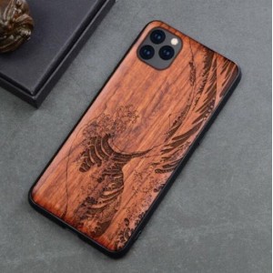 Bamboesjes Telefoonhoesje Hout Zeegolf Iphone 11