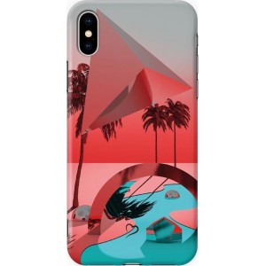 Fashionthings - iPhone Xs Hoesje - Back Case Oasis