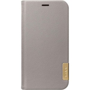 LAUT - iPhone 11 Hoesje - Book Case Prestige Grijs