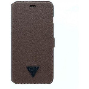 Guess Brad iPhone 6 Plus Book Case Brown