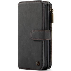 CaseMe Luxe 2 in 1 Portemonnee Booktype iPhone 12 Pro Max hoesje - Zwart