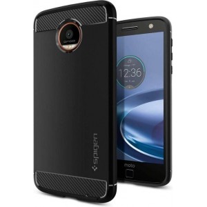 Spigen Rugged Armor Motorola Moto Z2 Force Hoesje - Zwart