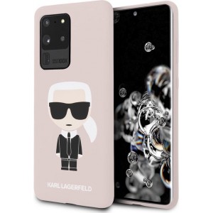 Karl Lagerfeld Apple iPhone SE2 (2020) & iPhone 8 Roze Backcover hoesje - Full Body Iconic