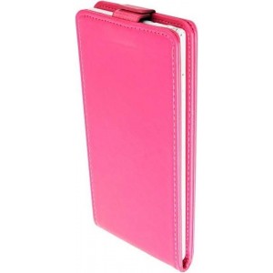 Doogee DG580 flip cover Roze