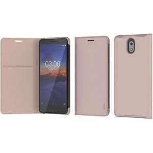 Nokia 3.1 (2018) Slim Flip Case - Beige