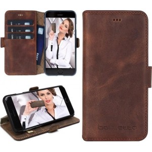 Bouletta Lederen iPhone 6S Hoesje - BookCase - Vintage Brown