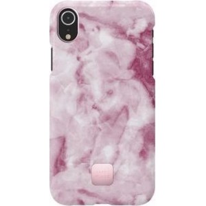 Happy Plugs iPhone XR case Pink Marble