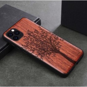 Bamboesjes Telefoonhoesje Hout Boom Iphone 11