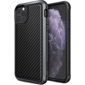 Defense Lux Apple iPhone 11 Pro Max Hoesje Carbon Fiber Zwart