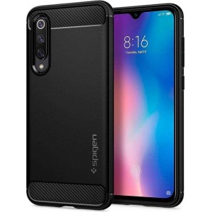 Spigen Rugged Armor Xiaomi Mi 9 Hoesje - Mat Zwart