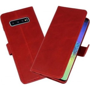 Rico Vitello Rood Echt Leder Hoesje voor Samsung Galaxy S10 Plus