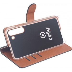 Celly - Samsung Galaxy Note 10 - Wally Bookcase Black -Openklap Hoesje Samsung Galaxy Note 10 - Samsung Case Black