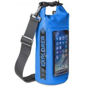 Celly Explorer Dry Bag (5 L) wasserabweisend (IPX6) bis 6,2 blue