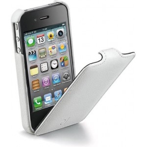 Apple flipcase leder wit