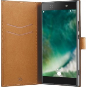 XQISIT Slim Wallet Selection for Xperia XA1 Ultra black