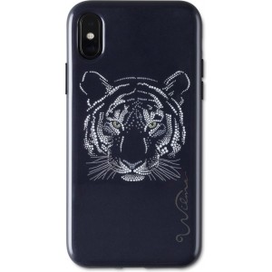 Wilma Midnight Shine Tigress for iPhone X/Xs black