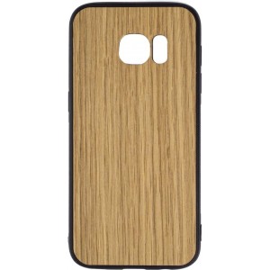 Houten Telefoonhoesje Samsung S7  – Bumper case - Eiken