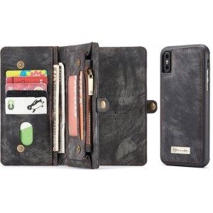 iPhone Xs Max hoesje - CaseBoutique - Zwart - Kunstleer