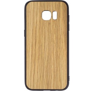 Houten Telefoonhoesje Samsung S7 Edge - Bumper case - Eiken