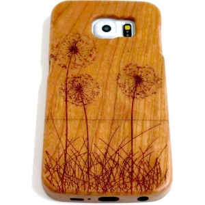 Houten Samsung S6 hoesje - bamboe