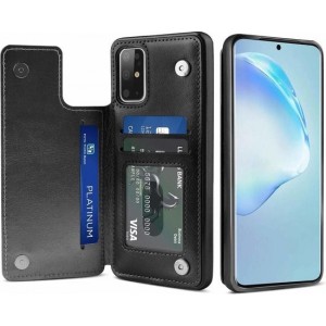 ShieldCase Wallet Case Samsung Galaxy S20 Plus - zwart met Privacy Glas