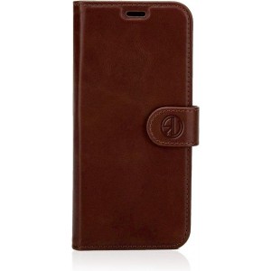 Rico Vitello Leren Book Case voor iPhone 8/7 Plus Donkerbruin