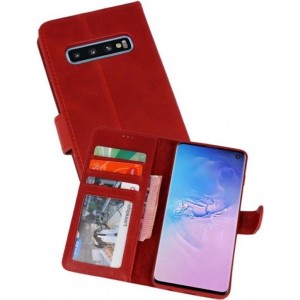 Rico Vitello Rood Echt Leder Hoesje voor Samsung Galaxy S10