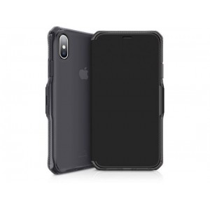 ITSKINS Level 2 SpectrumFolio for Apple iPhone Xs Max Pure Black