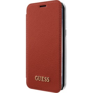Guess IriDescent Book Case - Samsung Galaxy S8+ (Plus versie) - Rood