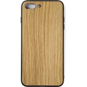 Houten Telefoonhoesje Iphone 8 PLUS - Bumper case - Eiken