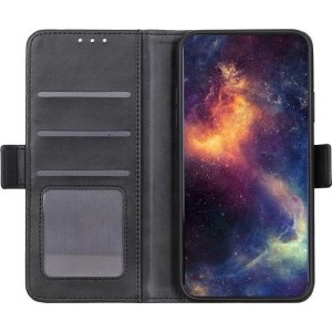 Casecentive Magnetische Leren Wallet case - Portemonnee hoesje - iPhone 12 Mini zwart