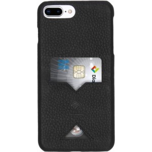 iMoshion Leather Backcover iPhone 8 Plus / 7 Plus hoesje - Zwart