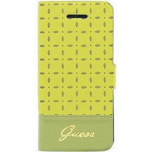 Guess Gianina iPhone 5C Leather Book Case Yellow