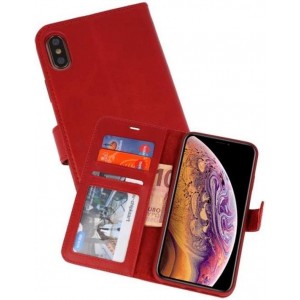 Rico Vitello Rood Echt Leder Hoesje iPhone XS Max